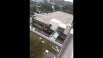 Shooter on roof, police footage open fire shooting at shopping center Munich Germany, Olympia Shopping Centre