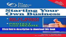Read Books Starting Your Own Business: Do It Right from the Start, Lower Your Taxes, Protect Your