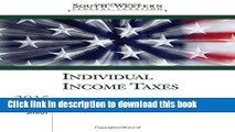 Read Books Individual Income Taxes 2015: Individual Income Taxes (South-Western Federal Taxation)