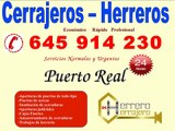 CERRAJEROS PUERTO REAL  ☎ 645 914 230  - CERRAJEROS 24 horas Puerto Real