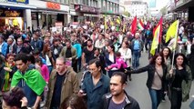 Basel, 15 Tausend Kurden-Demo für Kobane