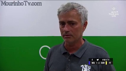 Declaraciones de José Mourinho en MUTV tras el partido contra el Borussia