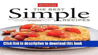 Read The Best Simple Recipes: More Than 200 Flavorful, Foolproof Recipes That Cook In 30 Minutes