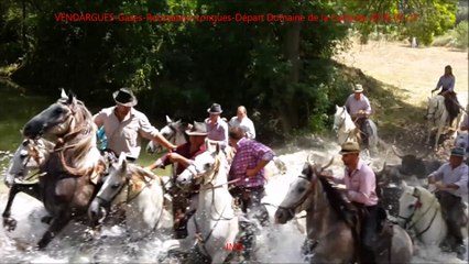 VENDARGUES-Gases-Roussataio-Longues-Départ Domaine de la Cadoule-2016-07-21