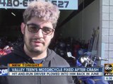 Autistic teen hit riding motorcycle gets his bike back