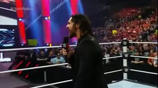 WWE RAW 5/23/16 Roman Reigns Confronts Seth Rollins - WWE Seth Rollins Returns to RAW 5/23/16