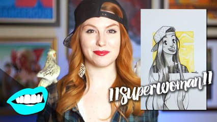 Drawing iiSuperwomanii // Rad Portraits with Beth #3 | SNARLED |