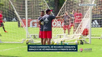 Zé Ricardo prefere não responder sobre possibilidade de ter Pato no Fla
