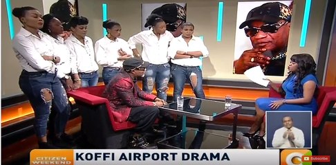 Avant son arrestation, Koffi olomidé et ses danseuses dans une émission de Télé Kenyane