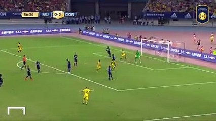 Le superbe but de Dembélé avec Dortmund contre Manchester United