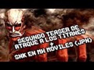 ¡SEGUNDO TEASER DE ATAQUE A LOS TITANES PARA PS4! + Tráiler SnK en MH Explore (JAP)