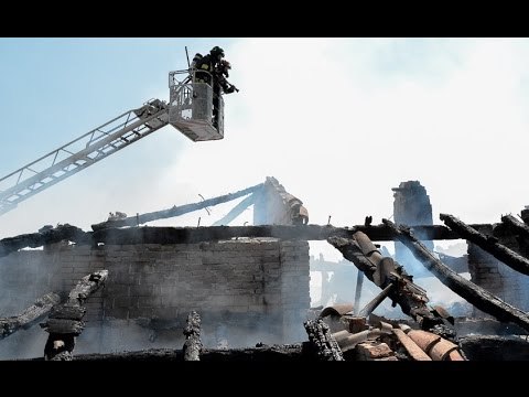 San Pietro in Casale (BO) - Casolare in fiamme, tre persone in ospedale (22.08.16)