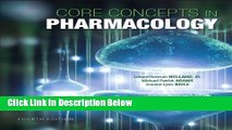 Books Core Concepts in Pharmacology (4th Edition) Free Download