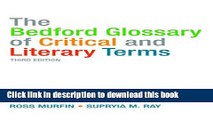 [PDF] The Bedford Glossary of Critical and Literary Terms Full Colection