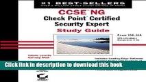 [Read PDF] CCSE NG: Check Point Certified Security Expert Study Guide Ebook Online