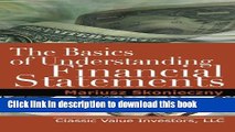 [PDF] The Basics of Understanding Financial Statements: Learn How to Read Financial Statements by