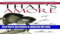 [PDF] That s Amore: A Son Remembers Dean Martin Full Colection