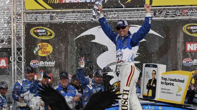 Harvick Wins at Bristol Motor Speedway
