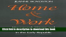 [PDF] Home and Work: Housework, Wages, and the Ideology of Labor in the Early Republic Popular