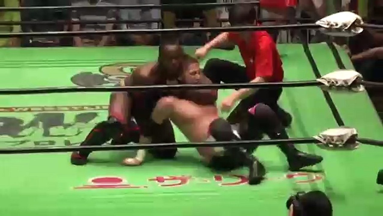 07.23.2016 Momo No Seishun Tag (Atsushi Kotoge & Daisuke Harada) vs. ACH & Taiji Ishimori (NOAH)