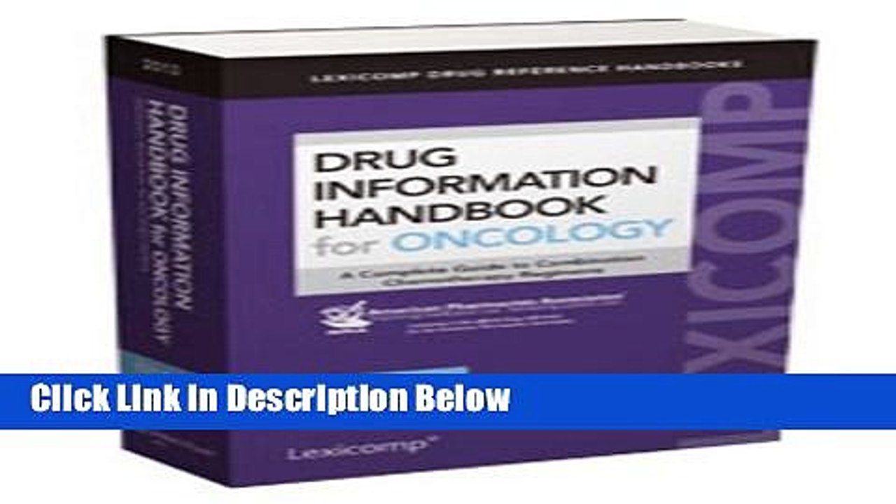 [PDF] Drug Information Handbook for Oncology Book Online