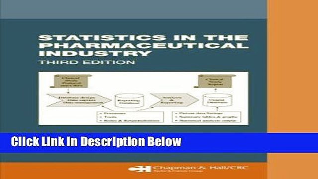 [PDF] Statistics In the Pharmaceutical Industry, 3rd Edition (Chapman Hall/CRC Biostatistics