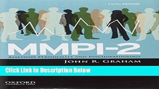 Books MMPI-2: Assessing Personality and Psychopathology Free Online