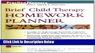 Books Brief Child Therapy Homework Planner (Practice Planners) Free Online