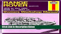 [PDF] Range Rover Owner s Workshop Manual (Service   repair manuals) [Full Ebook]