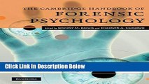 [PDF] The Cambridge Handbook of Forensic Psychology (Cambridge Handbooks in Psychology) Full Online