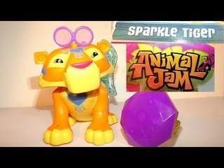 Animal Jam Unboxing Sparkle Tiger and App GamePlay Introduction