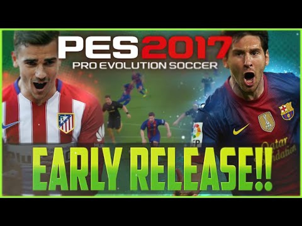 PES 2017 EARLY HD GAMEPLAY!! | FC Barcelona VS Atletico-de-Madrid! FULL GAME!!