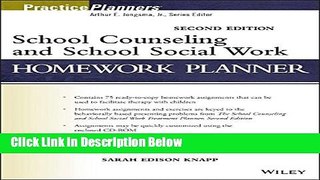 Books School Counseling and School Social Work Homework Planner Free Online