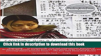 [PDF] Factory Girls: From Village to City in a Changing China Popular Colection