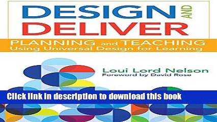 [PDF] Design and Deliver: Planning and Teaching Using Universal Design for Learning Popular Online