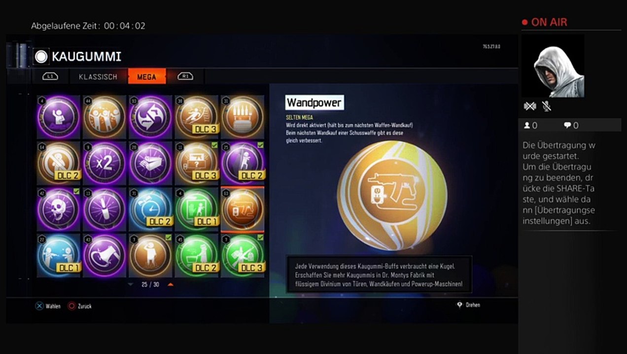 PS4-Live-Übertragung von arzeri