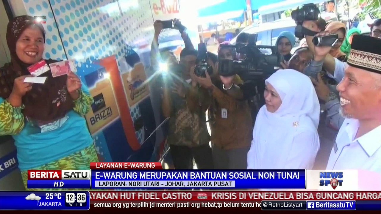 Kemensos Luncurkan e-Warung Permudah Akses Bansos