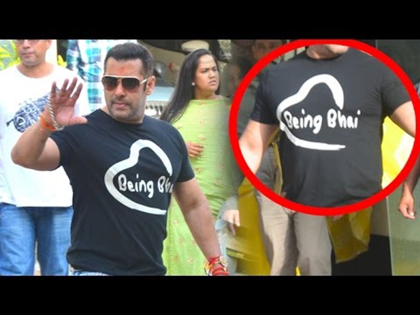 Salman Khan Wearing New Being Human T-Shirt Titled 'BEING BHAI' - video  Dailymotion