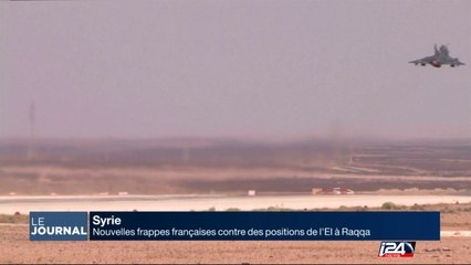 Download Video: Syrie : nouvelles frappes françaises contre des positions de l'EI à Raqqa