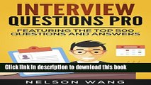 [PDF] Interview Questions Pro: Featuring the Top 500 Questions and Answers Popular Colection