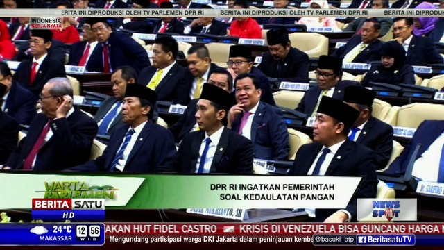 DPR Ingatkan Pemerintah Wujudkan Kedaulatan Pangan
