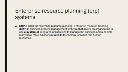 Reasons to Implement ERP Software