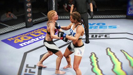 UFC 2 2016 GAME BANTAMWEIGHT UFC BOXING MMA CHAMPION FIGHT GIRLS  ● VALENTINA SHEVCHENKO VS MIESHA TATE