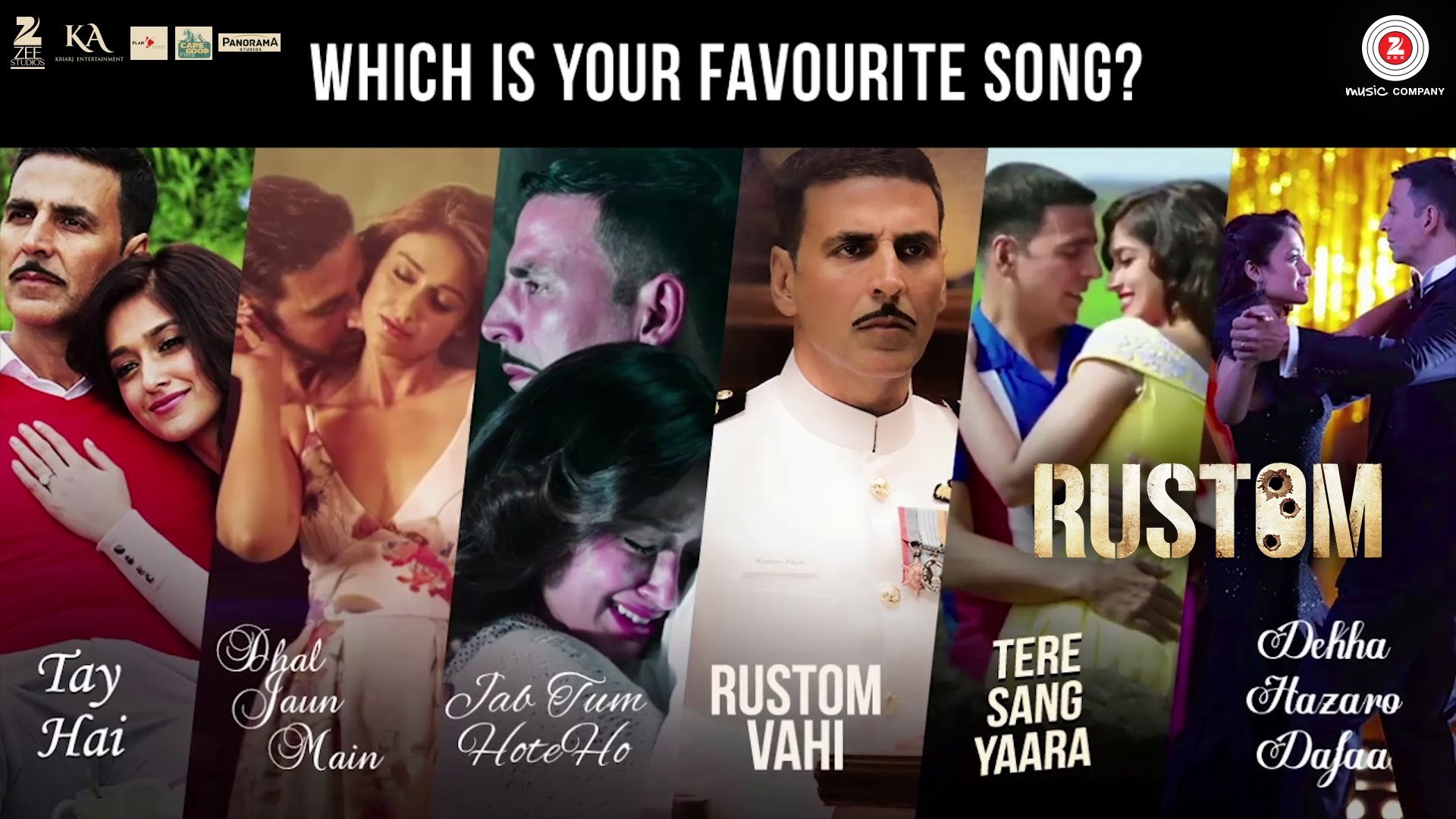 Rustom - Pick Your Favorite Song - Akshay Kumar - HD 2016 - All Songs