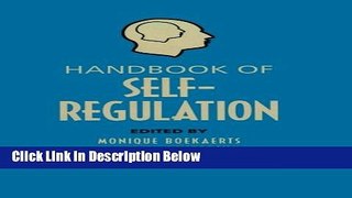 Ebook Handbook of Self-Regulation Free Online