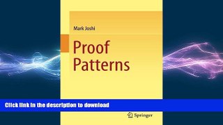 DOWNLOAD Proof Patterns READ PDF FILE ONLINE