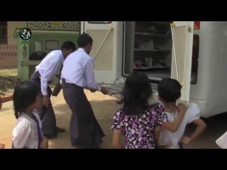 Burma's 'bookmobiles' bring the library to the village
