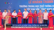 Chủ tịch nước Trần Đại Quang dự lễ khánh thành trường học tại Ninh Bình