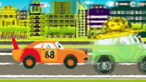 Kids Cartoons about Car Patrol - The Police Car and The Ambulance. Cops Cars Cartoon for children