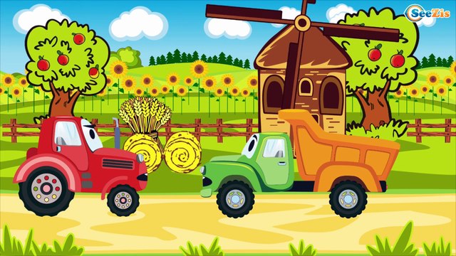 Akıllı arabalar - Yarış arabaları ve Polis arabası! Eğitici çizgi film - Arabalar çizgi filmi